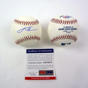 Cory Booker Senator New Jersey Signed Autograph MLB Baseball With PSA/DNA COA
