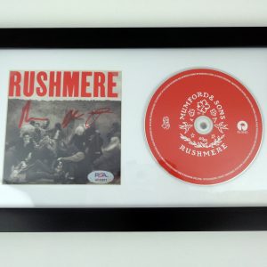 Mumford And Sons Signed Autograph Rushmere CD Framed With PSA/DNA COA A