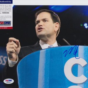 Marco Rubio Secretary of State Signed Autograph 8x10 Photo With PSA/DNA COA C