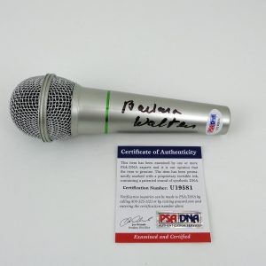 Barbara Walters The View 2020 Reporter Signed Autograph Microphone With PSA/DNA COA