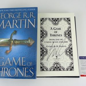 George RR Martin Signed Autograph A Game of Thrones Hardcover Book With PSA/DNA COA B