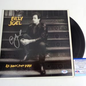 Billy Joel The Piano Man Signed Autograph An Innocent Man Vinyl Record Album With PSA/DNA COA