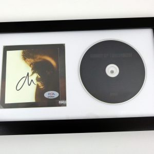 The Weeknd Signed Autograph Hurry Up Tomorrow CD Framed With PSA/DNA COA C