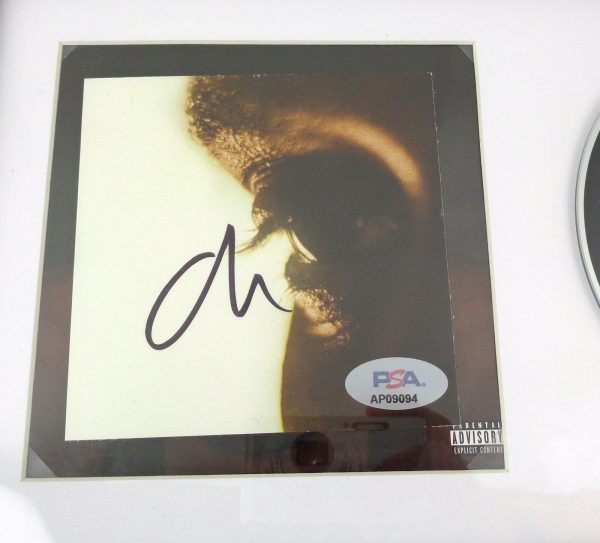 The Weeknd Signed Autograph Hurry Up Tomorrow CD Framed With PSA/DNA COA C - Image 2