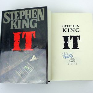 Stephen King Legendary Author Signed Autograph It 1st Edition/1st Printing Hardcover Book