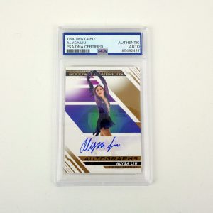 Alysa Liu USA 2026 Olympics Skating Signed Auto Upperdeck Rookie Card With PSA/DNA COA B