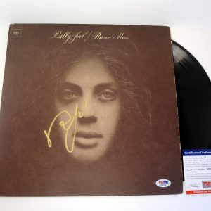 Billy Joel Piano Man Signed Autograph Piano Man Vinyl Record Album With PSA/DNA COA