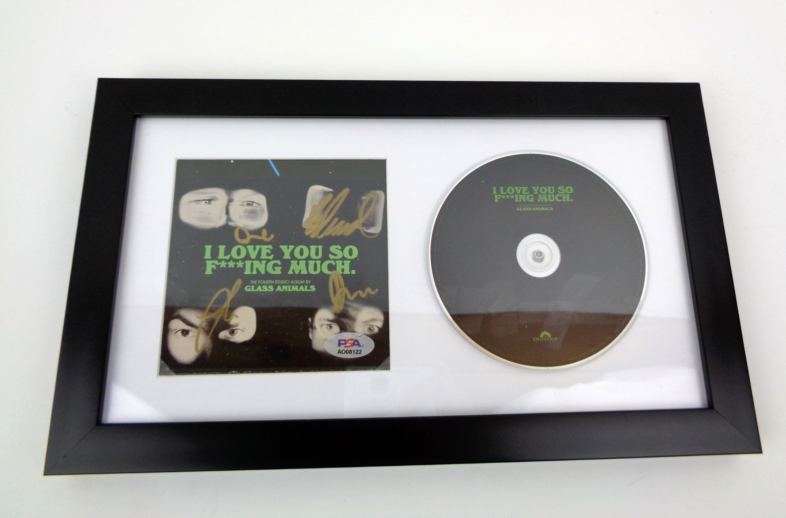 Glass Animals Signed Autograph I love You So F***ing Much CD Framed With PSA/DNA COA B - Image 2