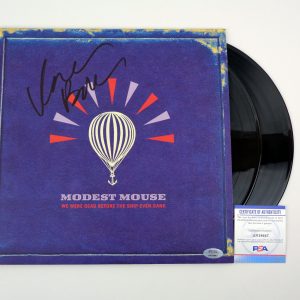 Isaac Brock Modest Mouse Signed We Were Dead Before The Ship Even Sank Vinyl Record With PSA/DNA COA B