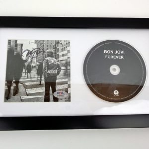 Jon Bon Jovi Signed Autograph Forever CD Framed With PSA/DNA COA B