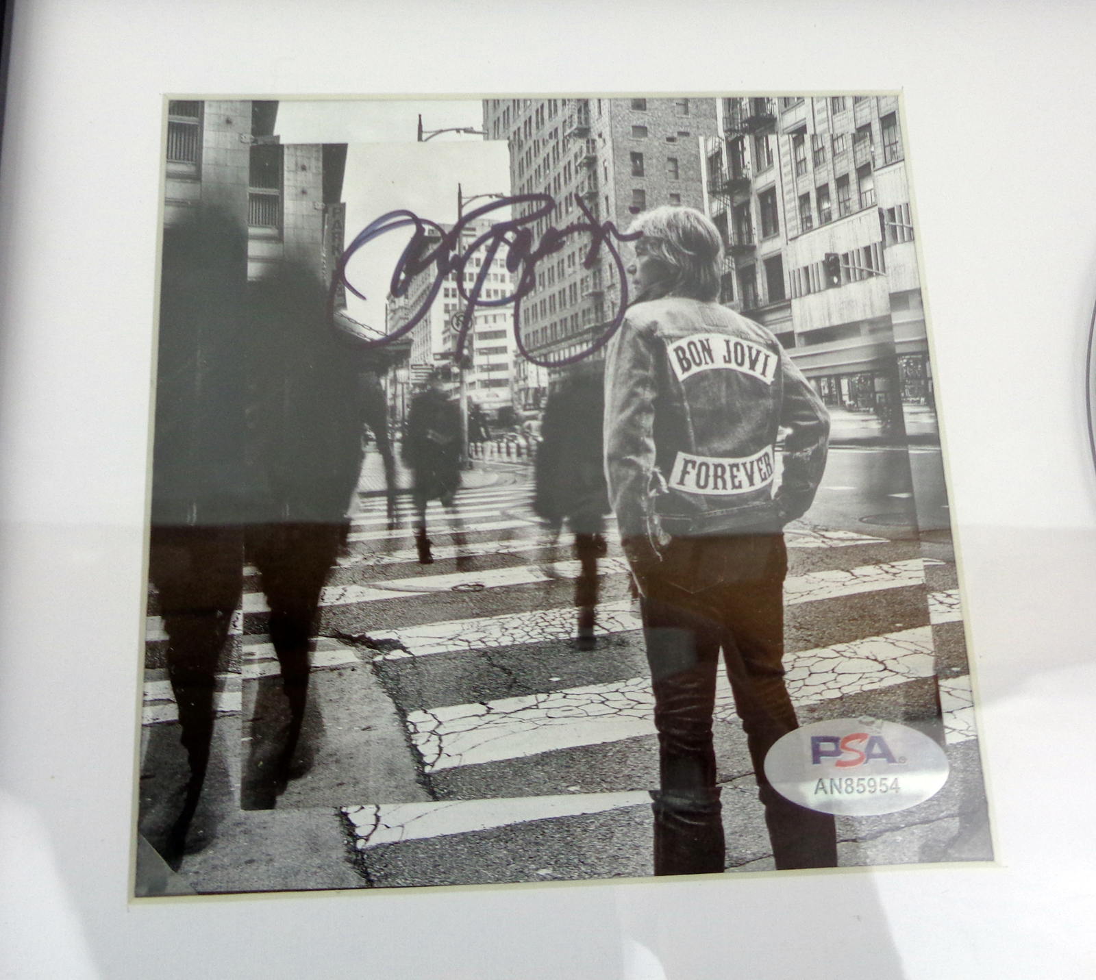 Jon Bon Jovi Signed Autograph Forever CD Framed With PSA/DNA COA B - Image 2