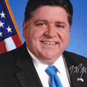 JB Pritzker Governor For President 2028 Signed Autograph 8x10 Photo With PSA/DNA COA B
