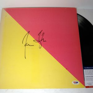 James Taylor Signed Autograph Flag Vinyl Record Album With PSA/DNA COA