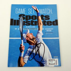 Novak Djokovic Tennis Signed Autograph Sports Illustrated SI Magazine With PSA/DNA COA