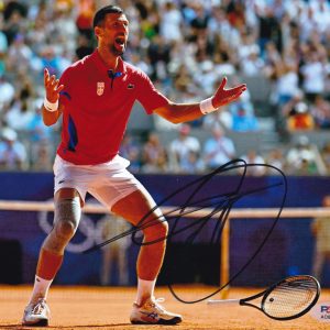 Novak Djokovic Tennis US Open Olympics Signed Autograph 8x10 Photo With PSA/DNA COA E