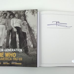 Pete Townshend The Who Signed Autograph Their Generation The Who In America 167-69 With PSA/DNA COA