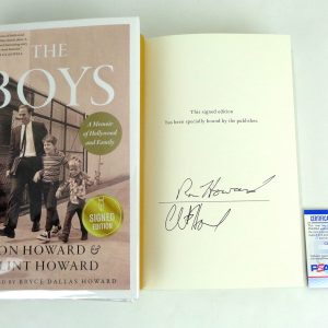 Ron Howard Signed Autograph The Boys 1st Edition Book With PSA/DNA COA A