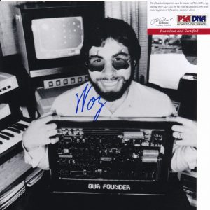 Steve Wozniak Apple Computers Signed Autograph 8x10 Photo With PSA/DNA COA A