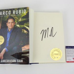 Marco Rubio Signed An American Son 1st Edition Limited Edition Book With PSA/DNA COA B