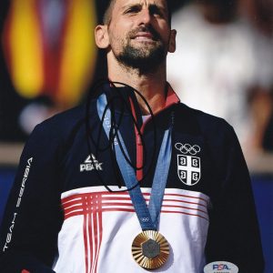Novak Djokovic Tennis US Open Olympics Signed Autograph 8x10 Photo With PSA/DNA COA A