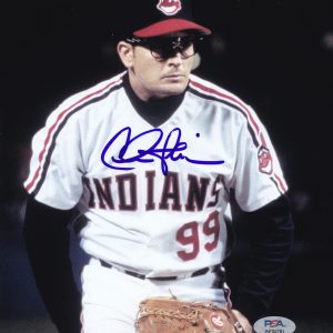 Charlie Sheen Major League Signed Autograph 8x10 Photo With PSA/DNA COA B