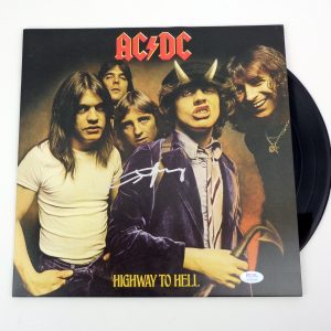 Angus Young AC/DC Signed Autograph Highway To Hell Vinyl Record Album With PSA/DNA COA