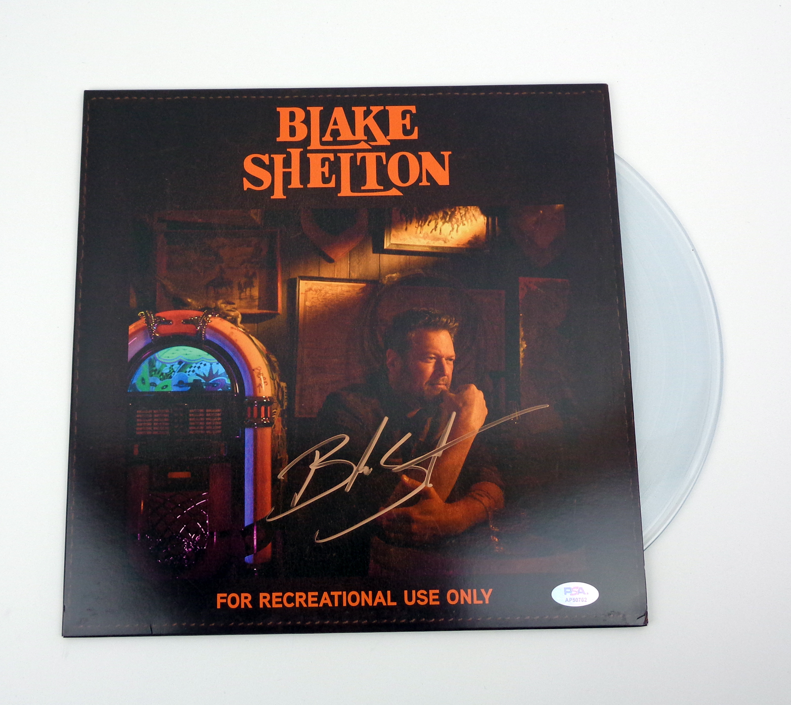 Blake Shelton Signed Autograph For Recreational Use Vinyl Record Album With PSA/DNA COA
