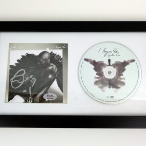 Cynthia Erivo Wicked Elphaba Signed Autograph I Forgive You CD Framed With PSA/DNA COA B