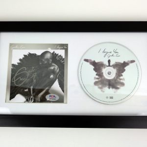 Cynthia Erivo Wicked Elphaba Signed Autograph I Forgive You CD Framed With PSA/DNA COA A