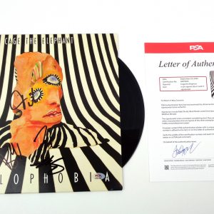Cage The Elephant Band Signed Autograph Melophobia Vinyl Record Album With PSA/DNA COA