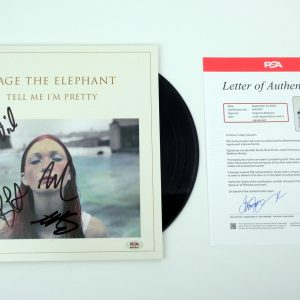 Cage The Elephant Signed Autograph Tell Me I'm Pretty Vinyl Record Album With PSA/DNA COA