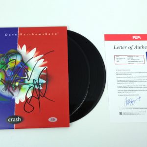 Dave Matthews Band DMB Signed Autograph Crash Vinyl Record Album With PSA/DNA COA