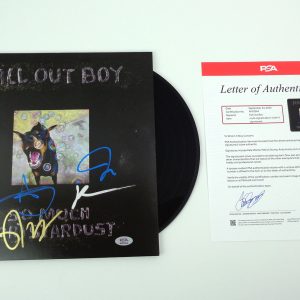 Fall Out Boy FOB Signed Autograph So Much For Stardust Vinyl Record Album With PSA/DNA COA