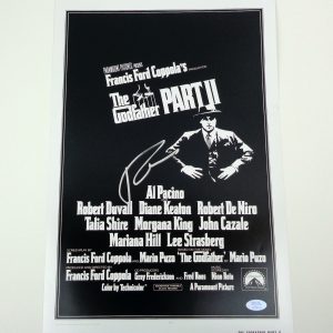 Francis Ford Coppola Signed Autograph The Godfather Part II Movie Poster With PSA/DNA COA