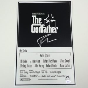 Francis Ford Coppola Signed Autograph The Godfather Movie Poster With PSA/DNA COA