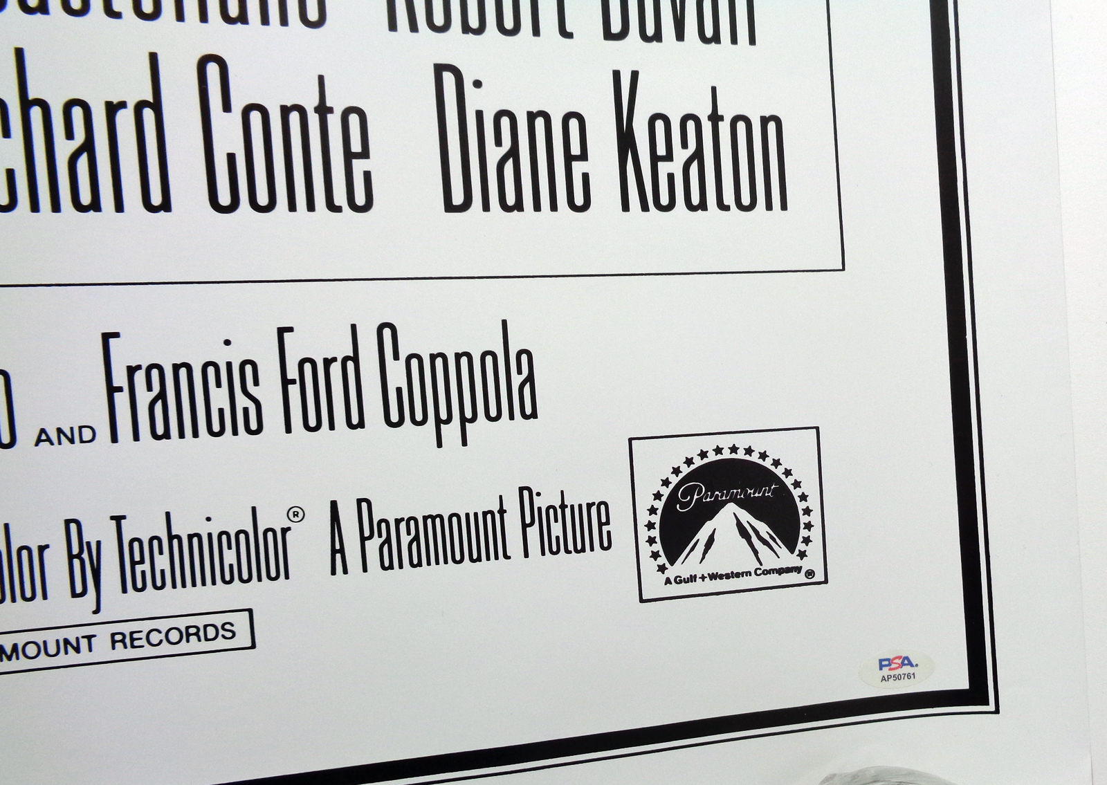 Francis Ford Coppola Signed Autograph The Godfather Full Size Movie Poster With PSA/DNA COA - Image 5