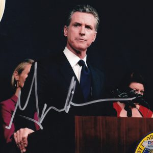 Gavin Newsom For President 2028 Signed Autograph 8x10 Photo With PSA/DNA COA #2