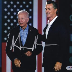 Gavin Newsom For President 2028 Signed Autograph 8x10 Photo With PSA/DNA COA #1
