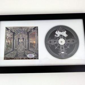 Tobias Forge Papa Ghost Signed Autograph Skeleta CD Framed With PSA/DNA COA B