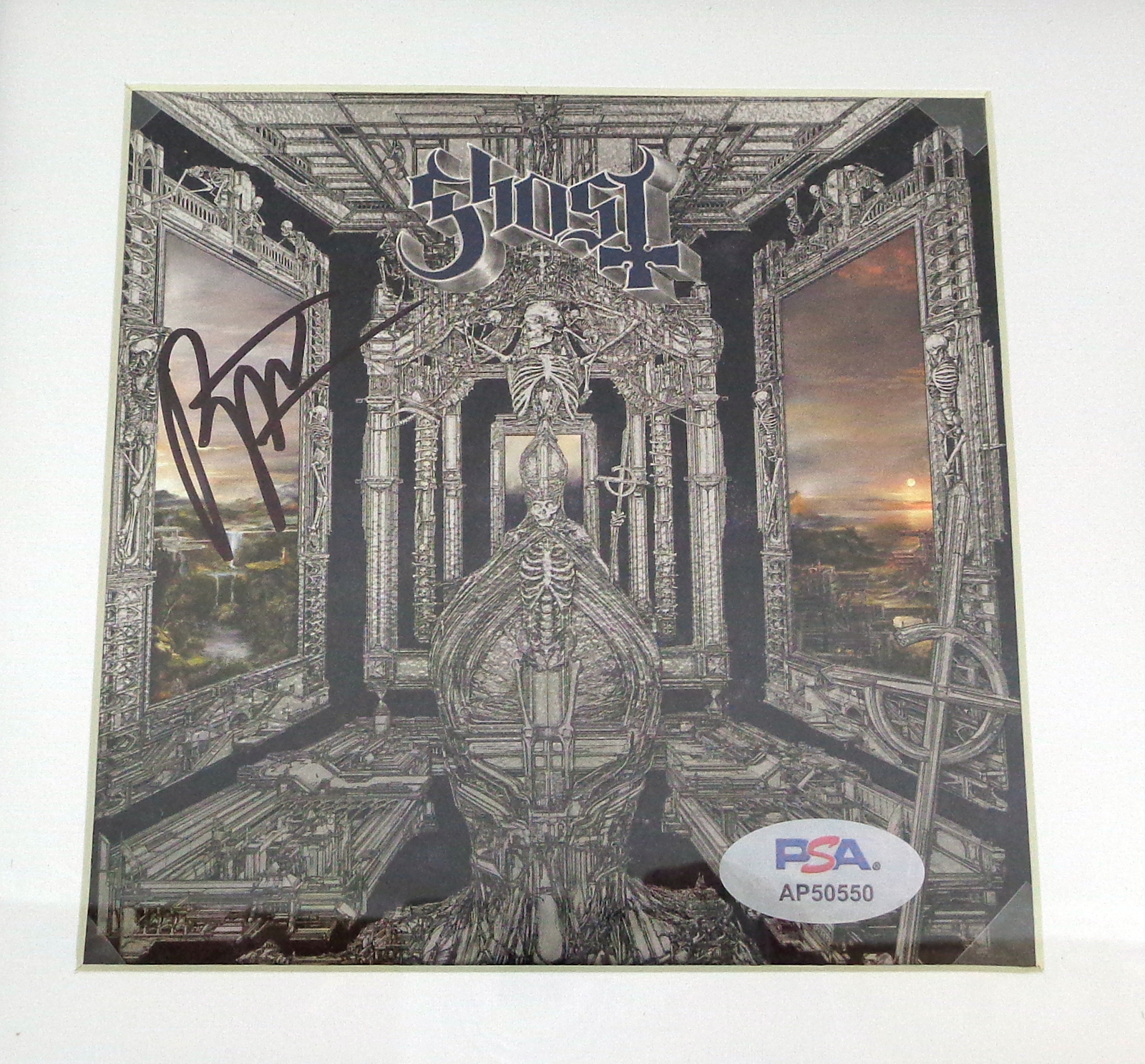 Tobias Forge Papa Ghost Signed Autograph Skeleta CD Framed With PSA/DNA COA B - Image 2