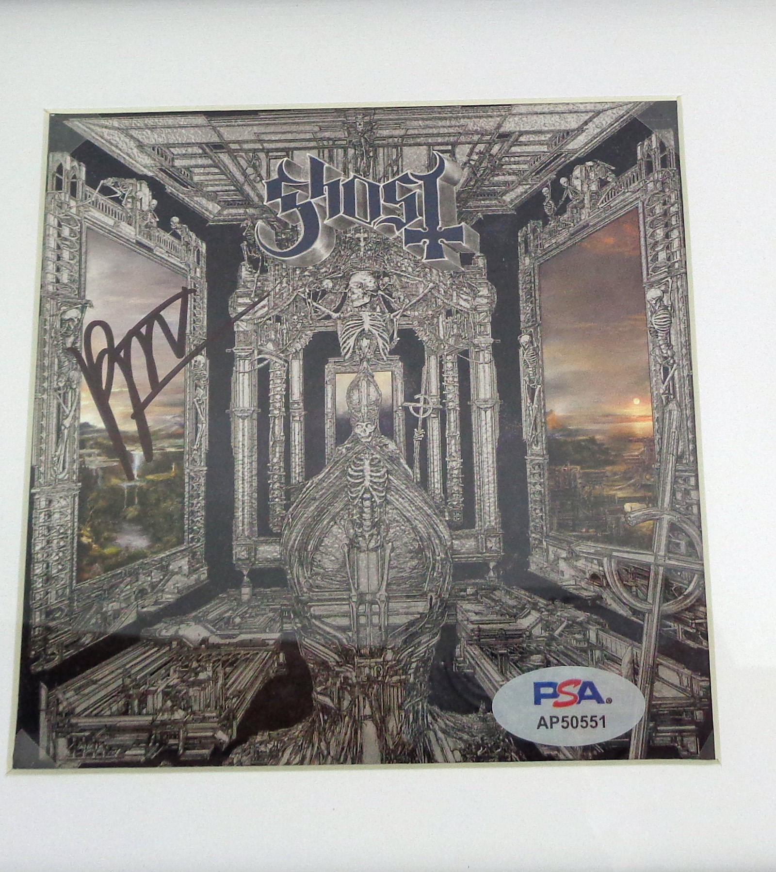 Tobias Forge Papa Ghost Signed Autograph Skeleta CD Framed With PSA/DNA COA A - Image 2