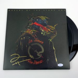 Josh Homme Queens Of The Stone Age Signed Times New Roman Vinyl Record Album With PSA/DNA COA
