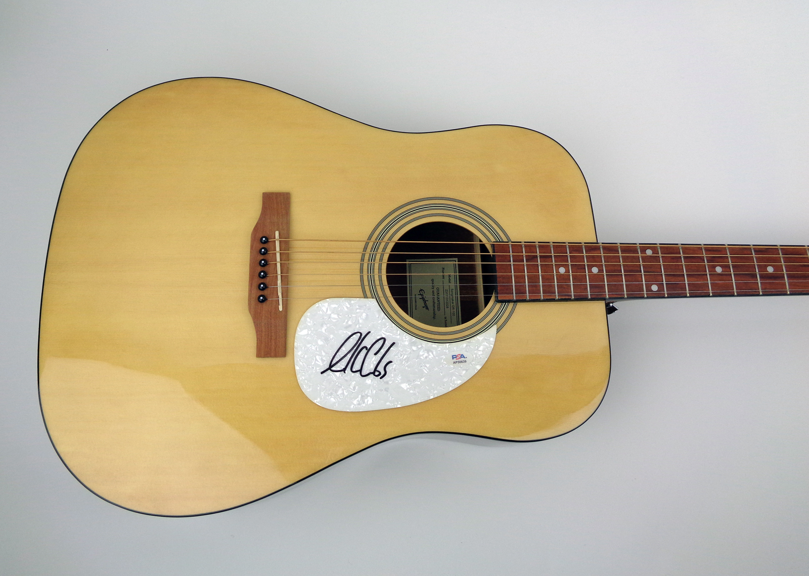 Luke Combs Country Signed Autograph Epiphone Acoustic Guitar With PSA/DNA COA