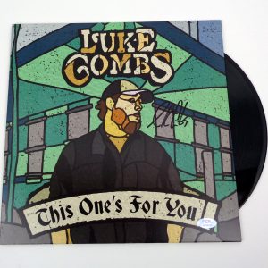 Luke Combs Signed Autograph This One's For You Vinyl Record Album With PSA/DNA COA