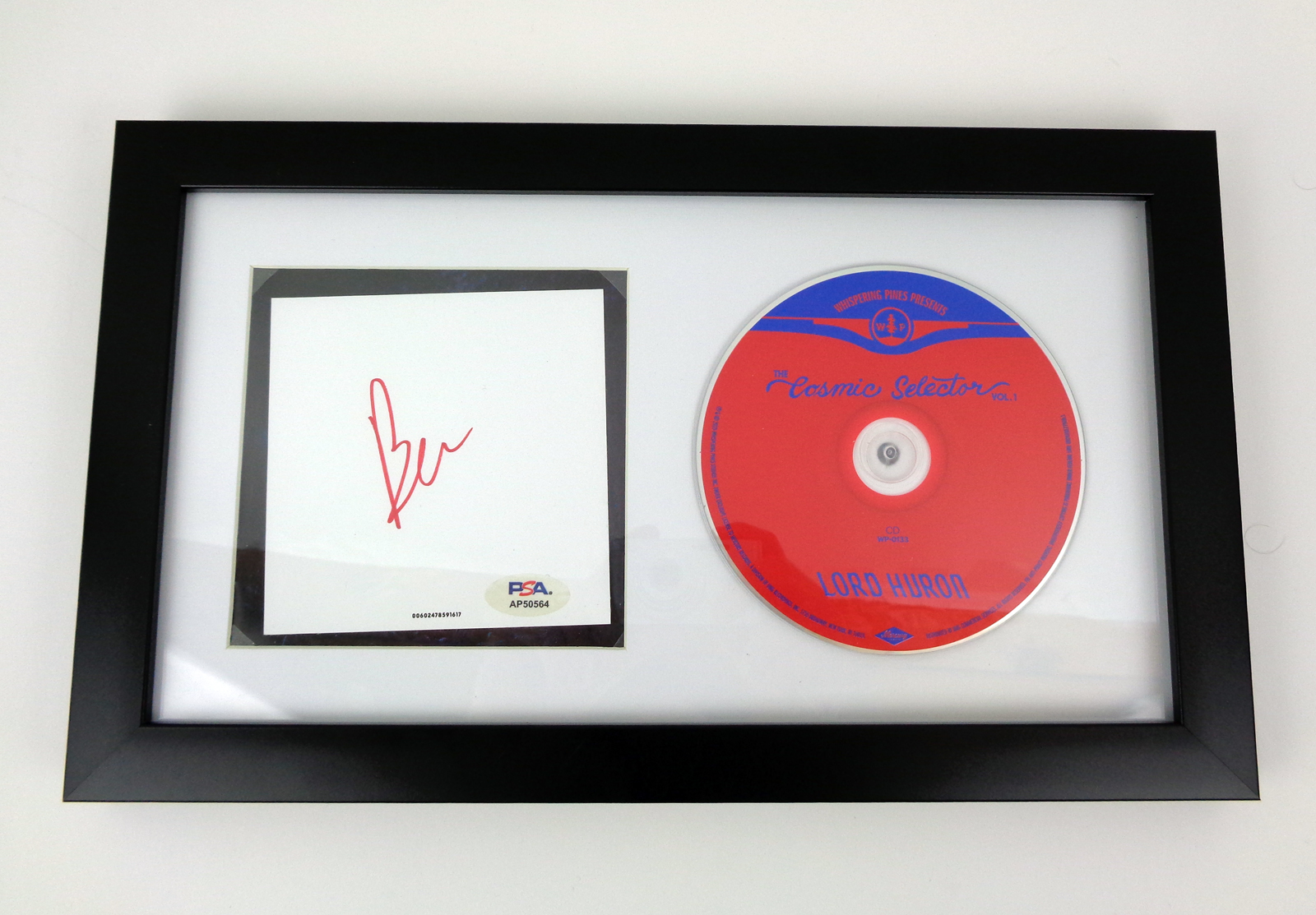 Lord Huron Ben Schneider Signed Autograph The Cosmic Selector CD Framed With PSA/DNA COA A
