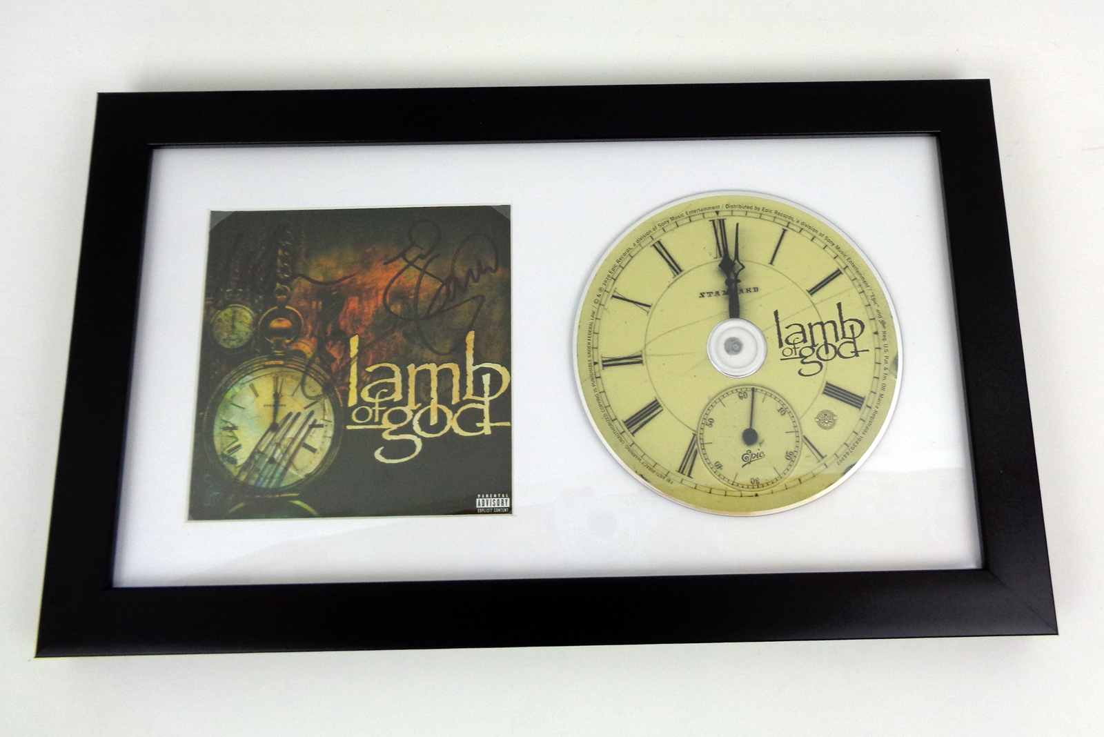 Lamb of God Band Signed Autograph Self Titled CD Framed With PSA/DNA COA B - Image 2