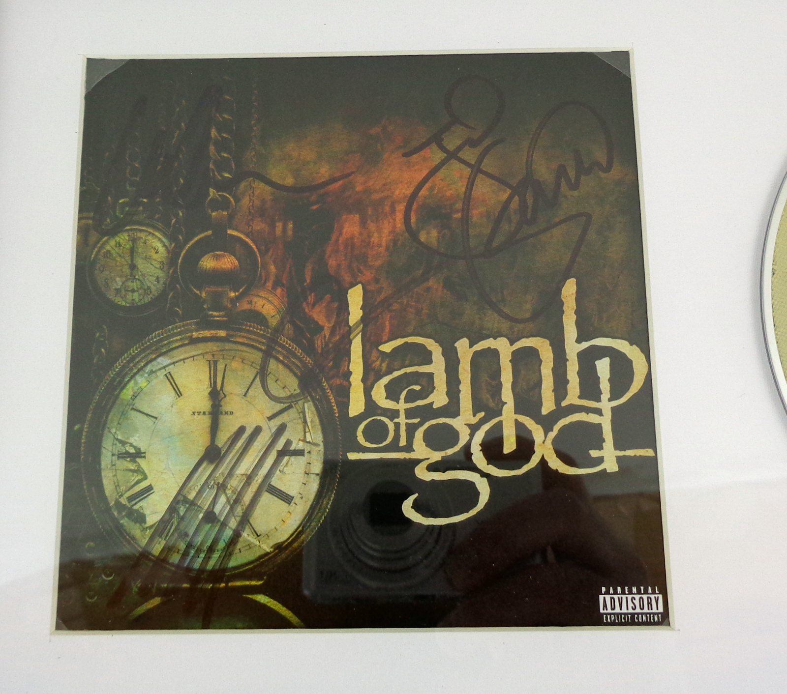 Lamb of God Band Signed Autograph Self Titled CD Framed With PSA/DNA COA B - Image 3