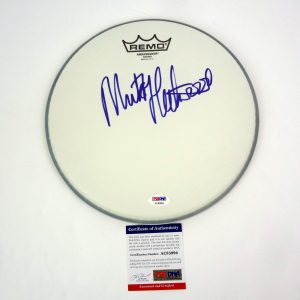 Mick Fleetwood Mac Signed Autograph Remo Drum Head Drumhead With PSA/DNA COA