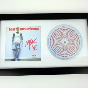 Machine Gun Kelly MGK Signed Autograph Lost Americana CD Framed With PSA/DNA COA B