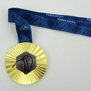 Novak Djokovic 2024 Paris Olympics Signed Autograph Gold Medal With PSA/DNA COA